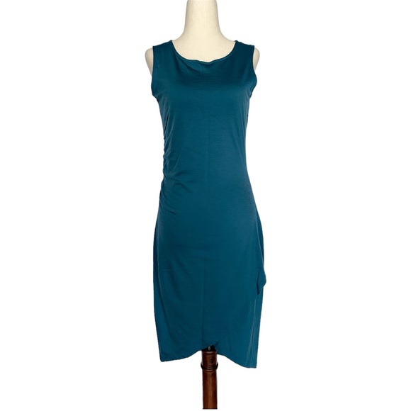 Wool& Dresses & Skirts - Wool& Tulip Dress Merino Wool Blend in Ocean Teal Wooland